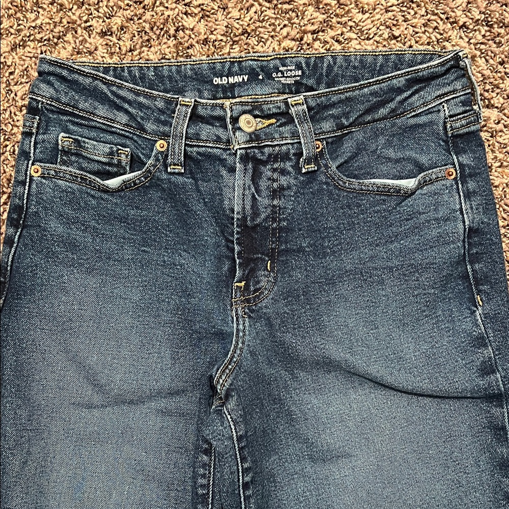Old Navy Women’s Mid/Dark Blue High-Rise Jeans
